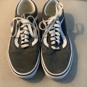 Vans old Skool Gray Suede Shoes Size Woman’s 8.5